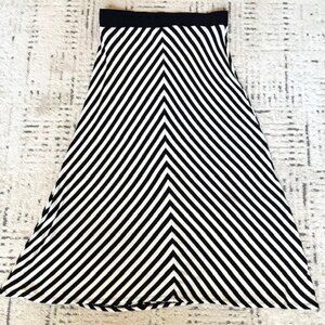 Black and White Maxi Skirt